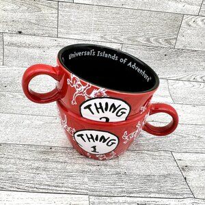 Dr. Seuss Thing 1‎ and Thing 2 Stacked Single Mug